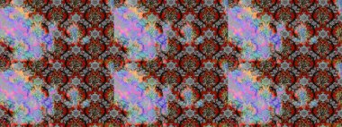 Varicologray Raster çizimi. Bir sürü gri ve soyut çiçekli tropik eskiz deseni. Küçük çiçekte sevimli çiçek deseni var..