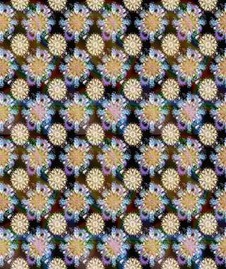 Çiçek arkaplanlı soyut zarafet eskiz deseni. Raster Güzel kumaş deseni.