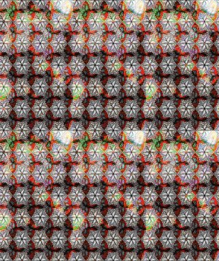 Robot resim. Moda baskıları için zarif bir şablon. Küçük çiçekte güzel bir desen. Küçük renkli çiçekler. Çiçekli yaz çiçekleri. Motley illüstrasyonu.