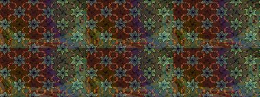 Raster suluboya çiçek deseni, narin çiçekler, kahverengi çiçekler, tebrik kartı şablonu. Raster Güzel kumaş deseni.