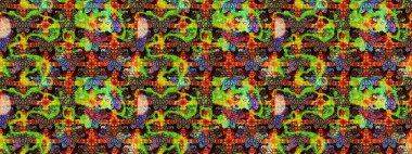 Parlak elementlerin. Çizim çiçek deseni duvar kağıdı, web sitesi arka planı, ambalaj kağıdı, davetiye, broşür, afiş veya web sitesi için kullanılabilir. El çizimi Raster illüstrasyonu.