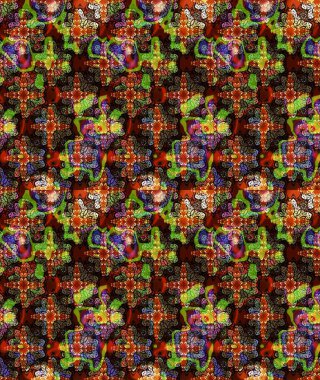 Tomurcukları çiçek olan sevimli bir çiçek deseni. Raster. Raster illüstrasyonu. Eskiz geçmişi. Eski usul. Kumaş, tekstil ve duvar kağıdı baskısı için..