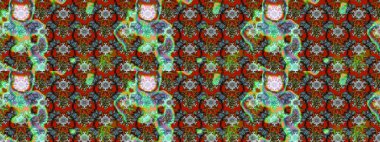 Suluboya çizim kalıbı. Çiçek izi. Suluboya tarzında kahverengi renkte çiçekler.