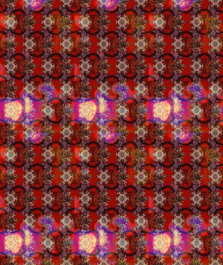 Kahverengi renklerde bahar çiçekleri. Yaprak ve çiçeklerin suluboya resimleri, kahverengi renklerdeki çizimler. Raster illüstrasyonu.