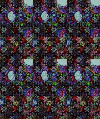 Eskiz Vintage Çiçek Deseni. Raster Kalça dokusu deseni.