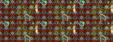 Parlak çiçekli kolaj çiçekleri kahverengi. Çiçekli zambakların eskiz geçmişi. Çiçek tasarımı için inanılmaz kolaj cennet tarzı..