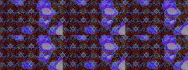 Raster illüstrasyonundaki çiçek desenli çizim. Mor renkli çiçekler. Renkli Bahar Teması eskiz kalıbı. Düz Çiçek Elementleri Tasarımı.