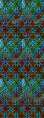 Raster Modaya uygun kumaş deseni. Düz Çiçek Elementleri Tasarımı. Kahverengi renkli şirin çiçek deseni. Renkli Bahar Teması çizim şablonu.