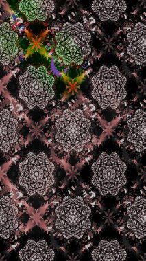 Of doodle elements. Hand drawn Raster illustration. Sketch flower pattern can be used for wallpaper, website background, wrapping paper, invitation, flyer, banner or website.