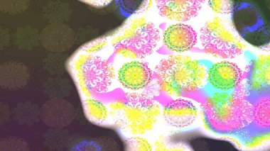 Sabıka fotoğraflarında, bebek kıyafetlerinde, duvar kâğıtlarında, paket kutularında falan kullanılabilir. Zarif, parlak ve eskiz yeşil çiçek deseni tasarımı.