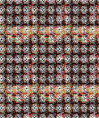 Çizgi çizimi kalıbı. Şirin çiçekler. Raster Moda kumaş deseni.