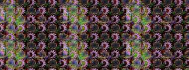 Doodle çiçekler ve dalları, otlar ve çiçekler. Elle çizilmiş. Raster resim. Güzel kumaş deseni.