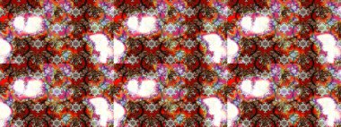 Gömlek, arka plan modelini çiz. Tropik çiçekler. Kahverengi renkte çiçekler.