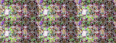 Eski usul. Raster. Raster illüstrasyonu. Tomurcukları çiçek olan sevimli bir çiçek deseni. Eskiz geçmişi. Kumaş, tekstil ve duvar kağıdı baskısı için..