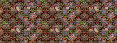 Tekrar eden çiçek arkaplanı, zarif bej renkli çiçek duvar kağıdı. Çiçek desenli bej renkler, el çizimi papatyalar, papatyalar..