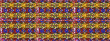 Nazik romantik baskı. Raster güzel bir çiçek deseni çizmiş. Tatil havası. Bahar mevsimi.