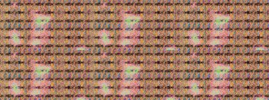 Raster illüstrasyonundaki çiçek desenli çizim. Bej renkte çiçekler.