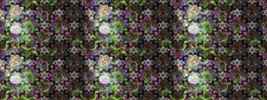 Yapraklı çizim şekli. Poster ya da kapak için arka plan. Davetiye ve kartpostal tasarımı için dekoratif çiçek unsurları. Tekstil için figür. Sevimli zarif çiçekler Raster illüstrasyonu.