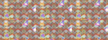 El çizimi çiçekli soyut çizim kalıbı. Raster illüstrasyonu. Gri renkli çiçekler.