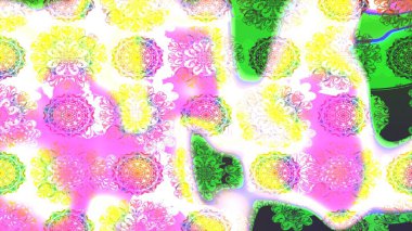 Çiçekli çiçek deseni, suluboya. Düz Çiçek Elementleri Tasarım Raster illüstrasyonu. Pembe renkli çiçekler. Renkli Bahar temalı eskiz kalıbı..