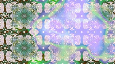 Raster suluboya çiçek deseni, narin çiçekler, tarafsız çiçekler, tebrik kartı şablonu. Güzel kumaş deseni.