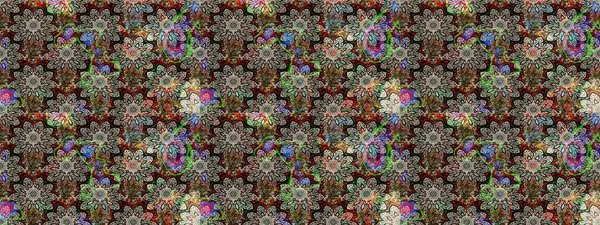 Gri renkli çiçek desenli çizimler, el yapımı papatyalar, papatyalar. Tekrar eden çiçek arkaplanı, zarif gri çiçek duvar kağıdı.