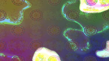 Kahverengi renkli şirin tekstil. Raster illüstrasyonu. Çiçek duvar kâğıdı. Çiçek arkaplan. Renkli çizim deseni.