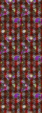 Tekstil, duvar kâğıdı, kapaklar, yüzey, baskı, hediye paketi, hatıra defteri, dekupaj. Taşralı şıklığı. Küçük yabani çiçeklerdeki halk modelini çiz. Liberty style millefleurs.