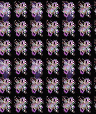 Küçük çiçekteki sevimli çiçek deseni. Tony 'nin kumaş kalıbını çiz. Raster illüstrasyonu. Modaya uygun kumaş deseni.