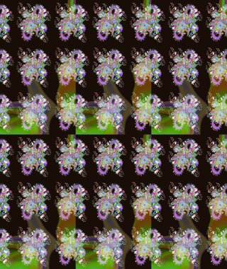 Gri renkli çiçekler. Çiçek desenli eskiz. Tişört baskısı için çiçek boyama rasteriName.