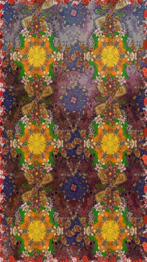 Sevgililer günü ve tebrik kartı konsepti için şık bir davetiye. Üst manzara, yumuşak kahverengi renk. Çiçek kompozisyonu, el boyası, hassas şablon. Manzaralı çiçek deseni.