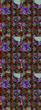 Suluboya çizim kalıbı. Dekorasyon ve tasarım için güzel bir desen. Moda baskısı. Çiçeğin suluboya çizimlerinin mükemmel deseni. Eski.