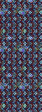 Yapraklı çiçekler ve mavi renkli papatya çiçekleri. Eskiz arkaplan modeli. Raster - stok.