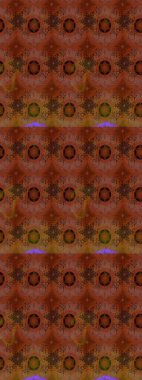 Raster illüstrasyonundaki çiçek desenli çizim. Düz Çiçek Elementleri Tasarımı. Süslü kumaş deseni. Renkli Bahar Teması çizim şablonu.