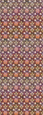 Tekstil veya kitap kapakları, imalat, duvar kağıtları, baskı, hediye paketi ve yapıştırma kitabı için çiçek eskizi geçmişi. Raster illüstrasyonu. Küçük ölçekli çiçeklerdeki basit sevimli desen.