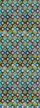 Tropik çiçekler. Gömlek, arka plan modelini çiz. Kahverengi renkte çiçekler.