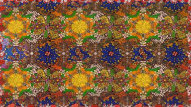 Suluboya, elle çizilmiş. Eskiz arkaplan modeli. Raster illüstrasyonu. Kahverengi yapraklı yabani çiçekler.