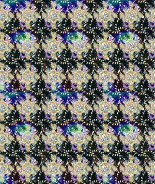 Raster çiçek izi. Klasik taslak çizimi. Çiçeksel gri çizim deseni.