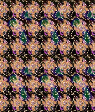 Raster Güzel kumaş deseni. Çiçek arkaplan ile soyut zarafet çizim deseni.