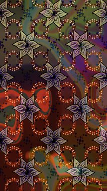 Tekstil veya kitap kapakları, imalat, duvar kağıtları, baskı, hediye paketi ve yapıştırma kitabı için çiçek eskizi geçmişi. Küçük çaplı çiçeklerdeki basit şirin desenler. Raster illüstrasyonu.