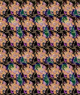 Raster Güzel kumaş deseni. Çiçek arkaplan ile soyut zarafet çizim deseni.