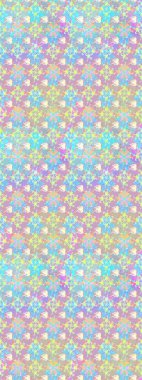 Raster illüstrasyonu. Tarafsız renklerde güzel bir tekstil. Suluboya çiçekli çiçek deseni.