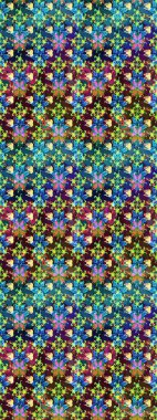 Zarif, parlak ve mavi çiçek desenli tasarım. Sabıka baskıları, bebek kıyafetleri, duvar kâğıtları, paket kutuları vb..