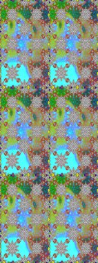 Sevimli, pürüzsüz desenli, küçük çiçekli, klasik tarzda. Moda arka planında parlak buketler. Kumaş, duvar kağıdı ve kağıt üzerine baskı yapmak için gelişen arka plan. Raster illüstrasyonu.