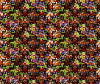 Tomurcukları çiçek olan sevimli bir çiçek deseni. Raster. Raster illüstrasyonu. Eskiz geçmişi. Eski usul. Kumaş, tekstil ve duvar kağıdı baskısı için..