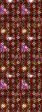 Taslak dekoratif arka plan, çiçek mandala. Çiçek. Raster illüstrasyonu. Kahverengi renklerde.