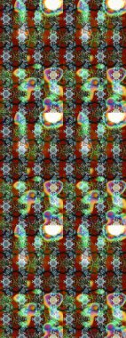 Kızılderili desenli desenli desenli şal deseni. Etnik Mandala süsü. Raster Henna dövme stili. Tekstil, tebrik kartı, boyama kitabı, telefon kılıfı baskısı için kullanılabilir.