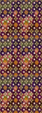 Raster illüstrasyonu. Çiçekli yumuşak bir eskiz şekli. Kahverengi renklerde bahar çiçekleri. Raster çiçekleri klasik tarzda resmedilir..