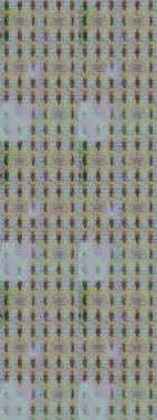 Gri renkli bitkilerden oluşan parlak çiçekli çizim deseni.