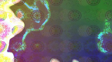 Raster çiçek izi. Raster Yumuşak kumaş deseni. Klasik taslak çizimi. Çiçek yeşili çizim deseni.